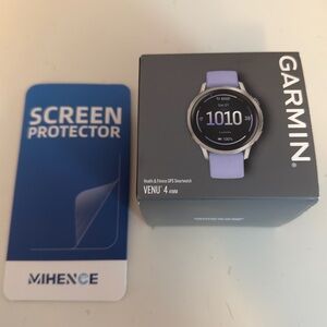 Garmin Venu 4 Smartwatch with Screen Protector